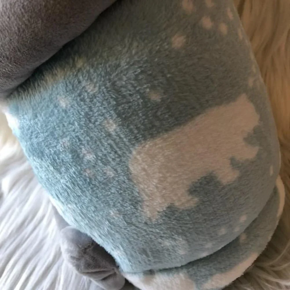 Polar Bear Stuffed Animal & Blanket Set